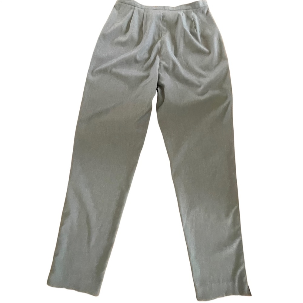 Liz Claiborne Gray Slacks, size 12, Solid Color Business Casual Neutral - Picture 3 of 10